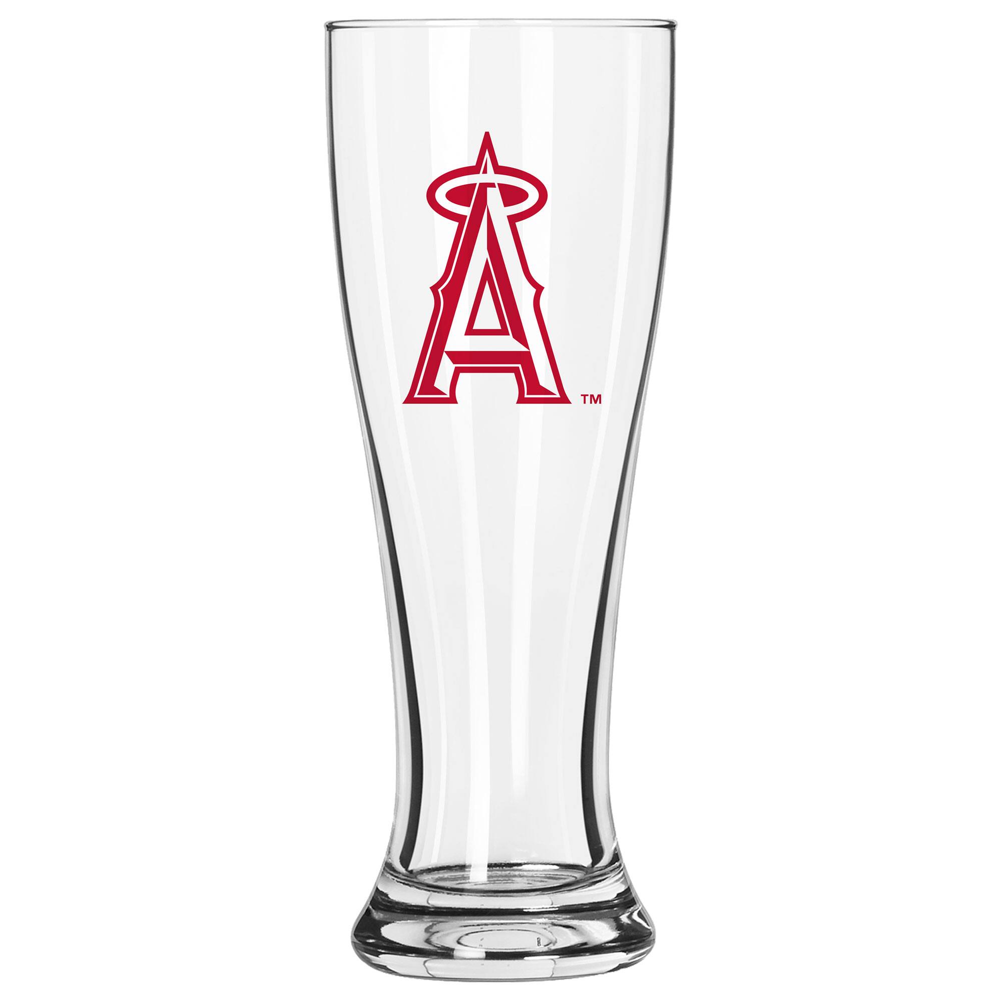 Front. Logo Brands - Los Angeles Angels 16oz. Game Day Pilsner Glass - Multicolor.