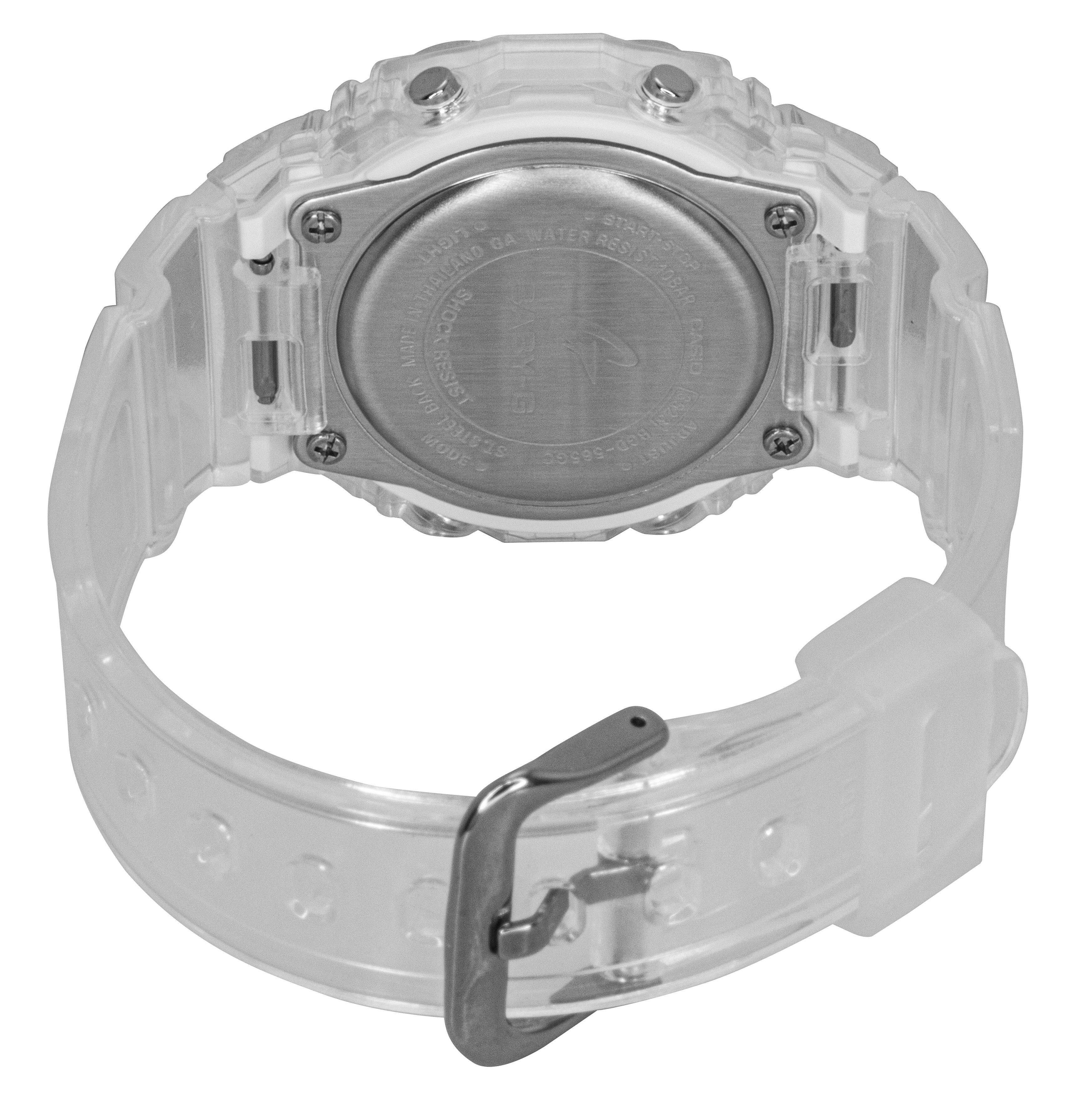 Casio Baby G Digital Transparent Resin Strap Quartz BGD