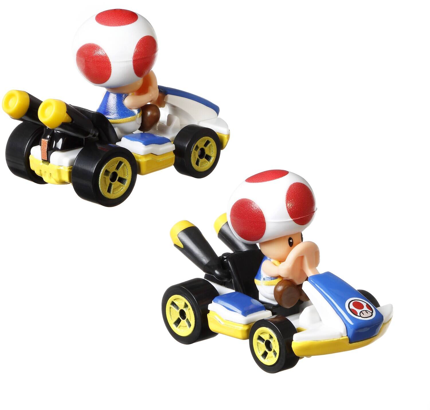 Alt View 4. Mattel - Mattel - Hot Wheels Mario Kart 4-Pack 3-Piece U Assortment (Nintendo)   - COLLECTIBLES - Multicolor.