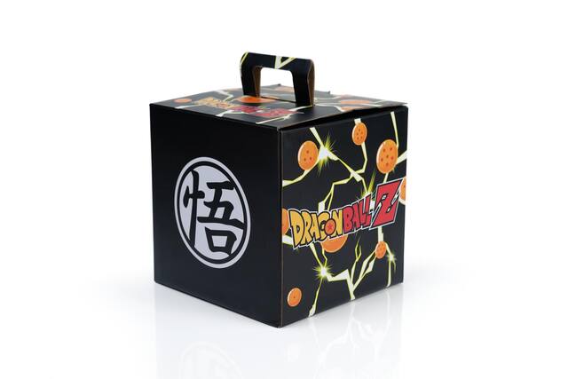 Front. Just Funky - Dragon Ball Z Goku Collector Looksee Box | Includes 5 Themed Collectibles - Black.