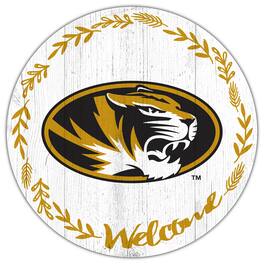 Fan Creations - Missouri Tigers 12" Welcome Circle Sign - Multicolor