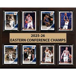 C&I Collectibles - New York Knicks 2026 NBA Eastern Conference Champions 12" x 15" Eight-Card Plaque - Multicolor