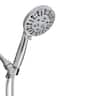 Akicon - High Pressure Handheld Shower Head 9-Setting with 60" Stainless Steel Hose 2.5 gpm - Brushed Nickel