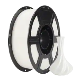 Flashforge - PLA Silk+ 3D Printer Filament-1.75mm-1kg (2.2 lbs) Spool - Pearl White