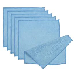 Unique Bargains - Glasses Cleaning Cloth 7.09"x7.09", 6pcs Microfiber Cleaner Cloth for Lens, Eyeglasses, Screens, Phones - Blue