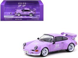 RWB Backdate #99 Violetta "Idlers 12 hours" (2016) "Hobby64" Series 1/64 Diecast Model Car by Tarmac Works - Purple