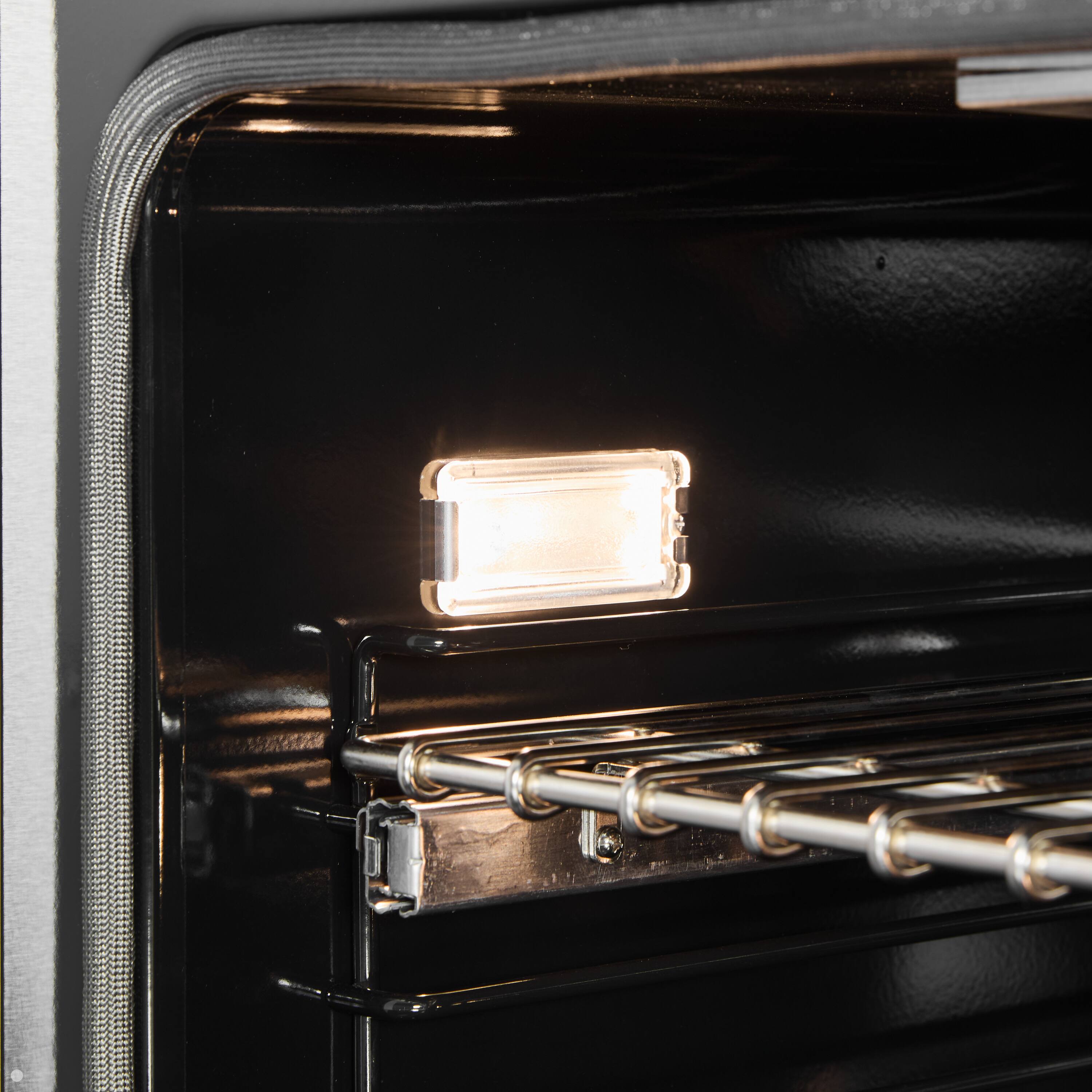 Alt View 3. Viking - 5-Series 6.1 cu ft Freestanding all Gas Sealed Burner Range with Double Oven - Cast Black with Brushed Brass Trim - Cast Black.