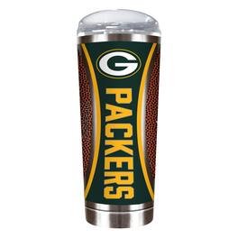 Great American Products - Green Bay Packers 18oz. Roadie Game Ball Tumbler - Brown