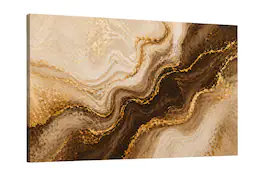 FC Design Large Canvas 24x36" Abstract Marble Swirl Art Painting Modern ...