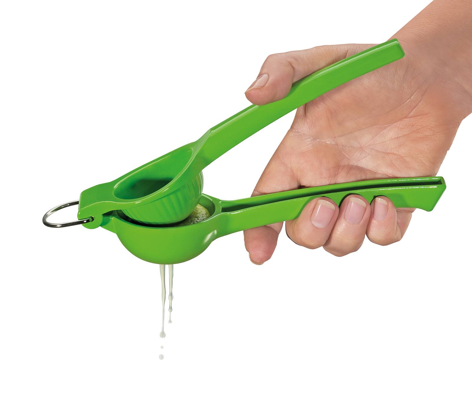 Alt View 2. Cilio - Aluminum Limetta Lime Squeezer, Green - Green.