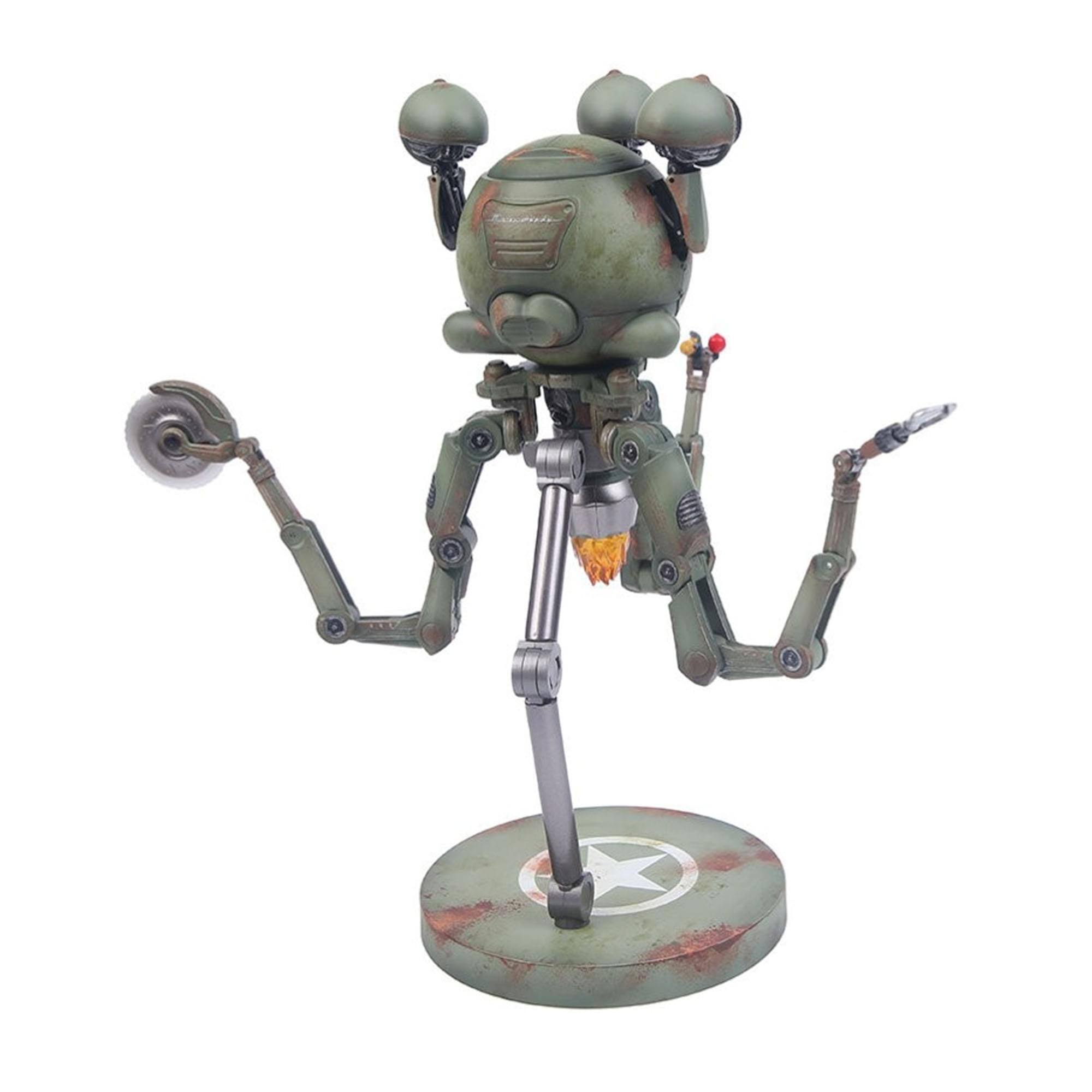 Alt View 1. Gaming Heads - Fallout Mister Gutsy Deluxe Articulated 12 Inch Figure - Green.