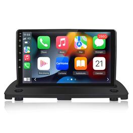 Junsun - For Volvo XC90 2004-2014 9"8 Core Android 15 4+64GB carplay Car Stereo Radio GPS Navi WIFI SWC RDS DSP Bluetooth FM - Black
