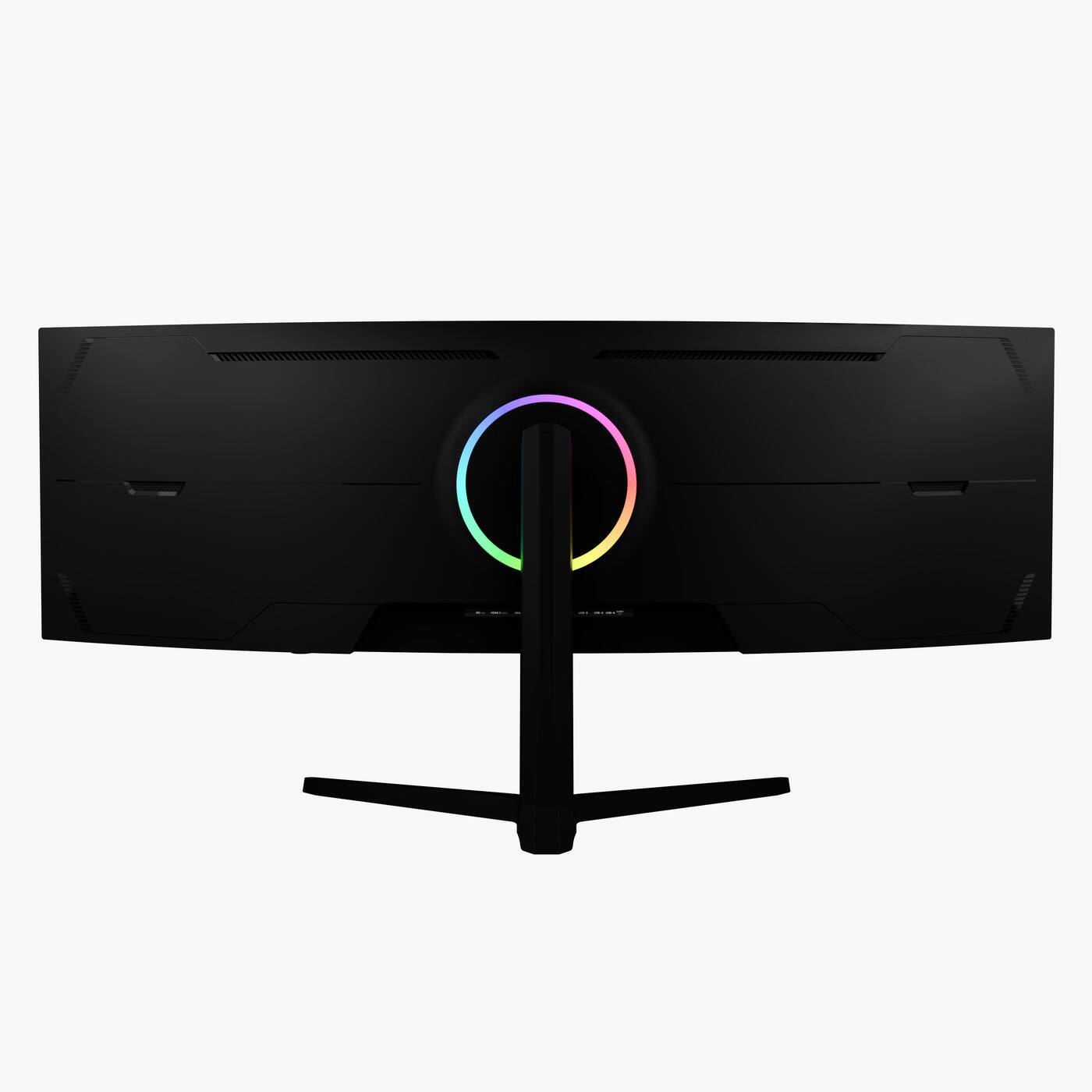 Alt View 2. Arozzi - Arozzi Nova 49“ Curved VA 165Hz Ultrawide Gaming Monitor - Black - Black.