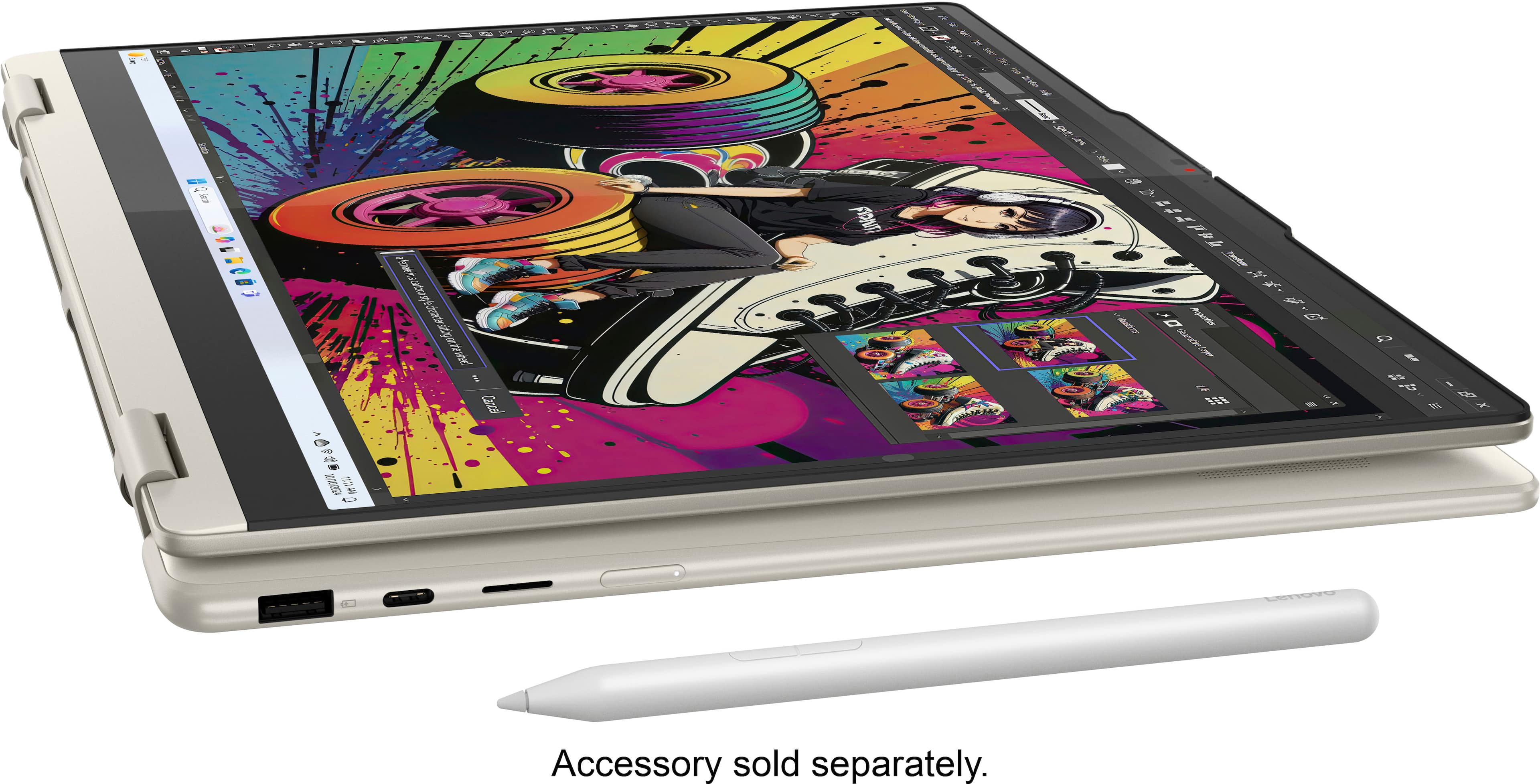 Accessory sold separately.