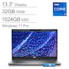 13.3" Display
32GB RAM
1024GB SSD
Windows 11 Pro
Intel Core i7
DELL