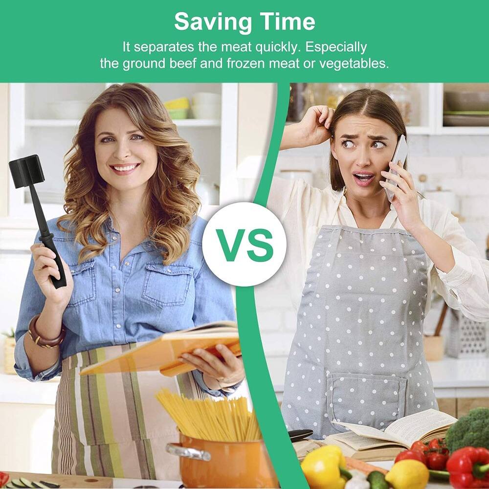 Saving Time  
It separates the meat quickly. Especially the ground beef and frozen meat or vegetables.