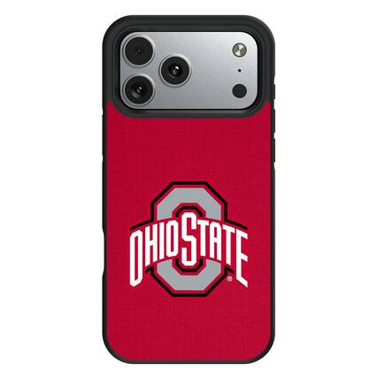 Front. Keyscaper - Ohio State Buckeyes Bump Case with 8.2ft Drop Protection - 16 - Multicolor.