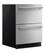 Alt View 10. KitchenAid - 4.2 Cu. Ft. Undercounter Double-Drawer Refrigerator/Freezer - Black Cabinet.
