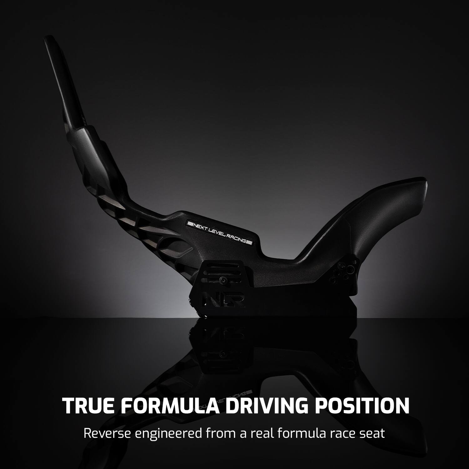 TRUE FORMULA DRIVING POSITION  
Reverse engineered from a real formula race seat