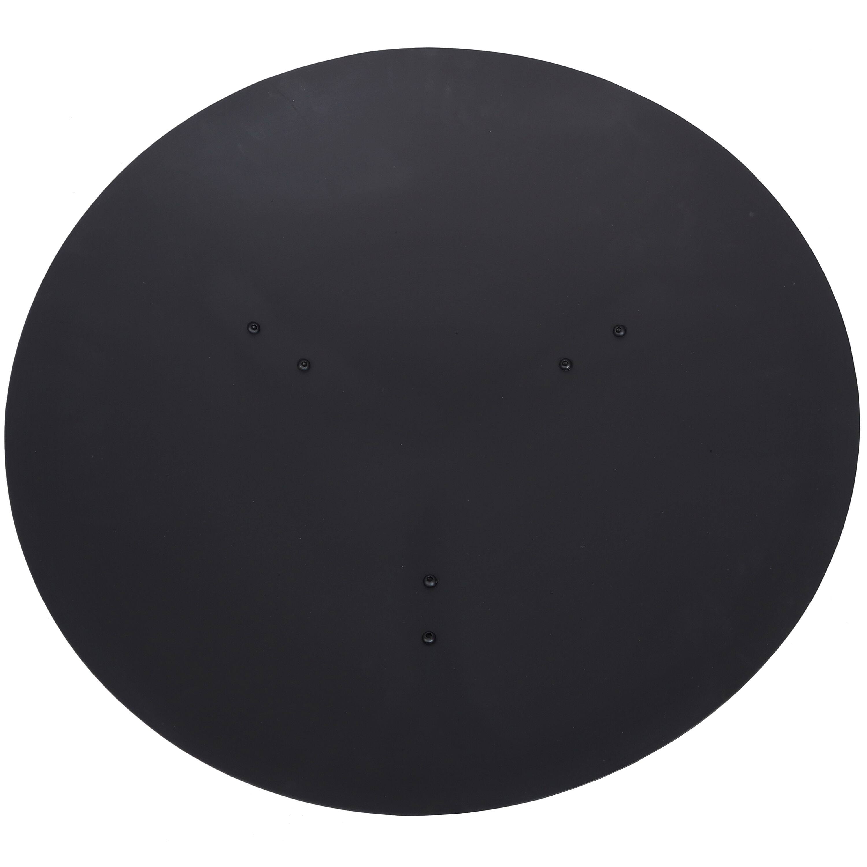 Alt View 7. Sunnydaze - Classic Ebony Steel Portable Folding Fire Pit - 24 in - Black.