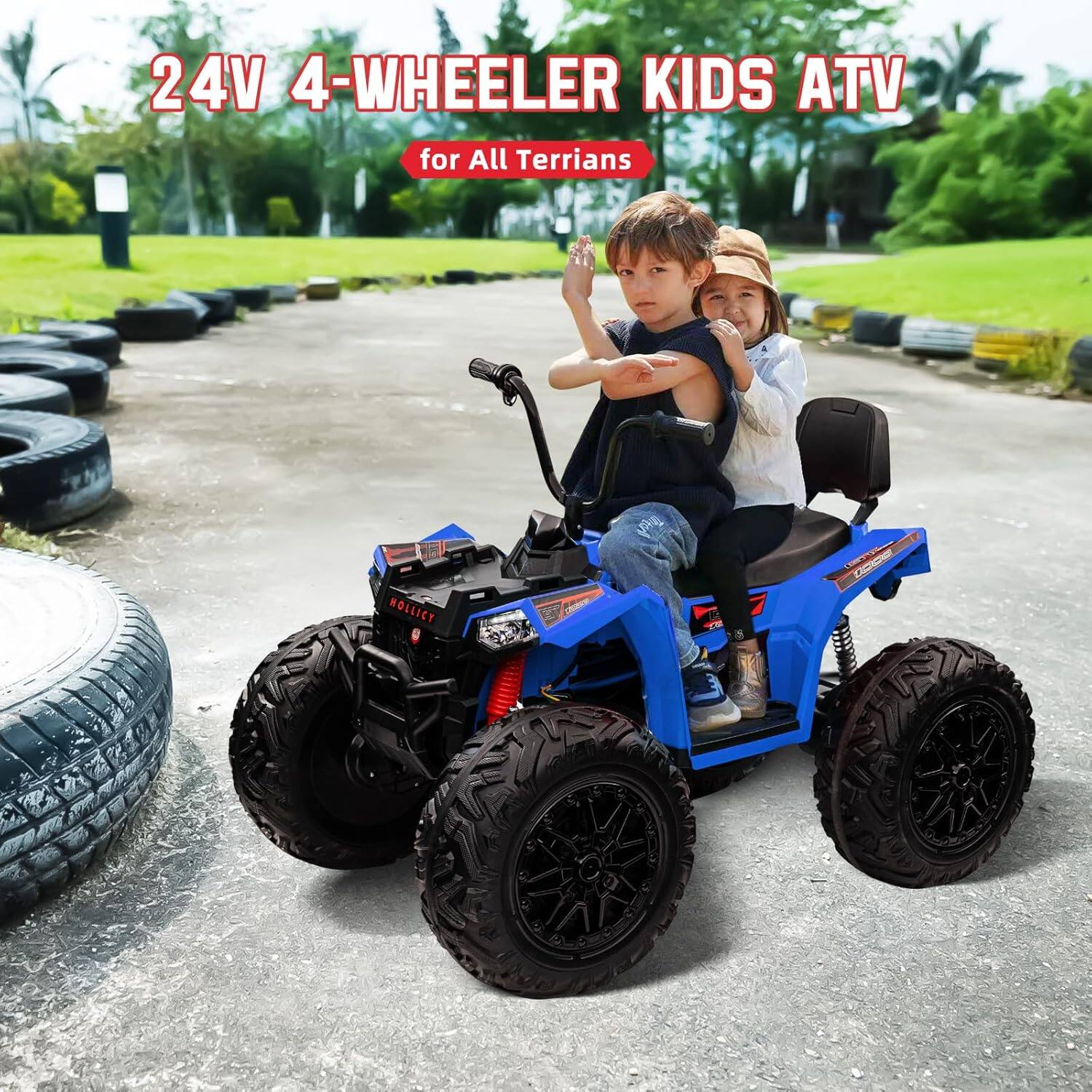 24V 4-WHEELER KIDS ATV  
for All Terrains