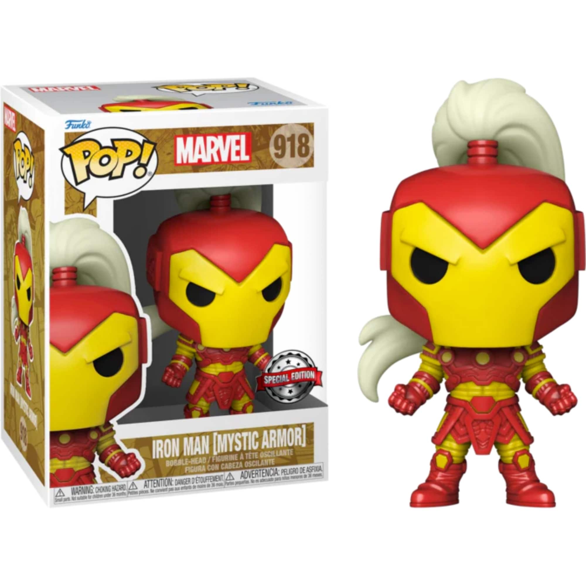 Marvel Iron Man Iron Man Mystic Armor Funko Pop! Vinyl Figure #918 - Special Edition - Red