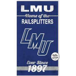 Jardine - Lincoln Memorial Railsplitters 11" x 20" Indoor/Outdoor Home Of The Sign - Navy