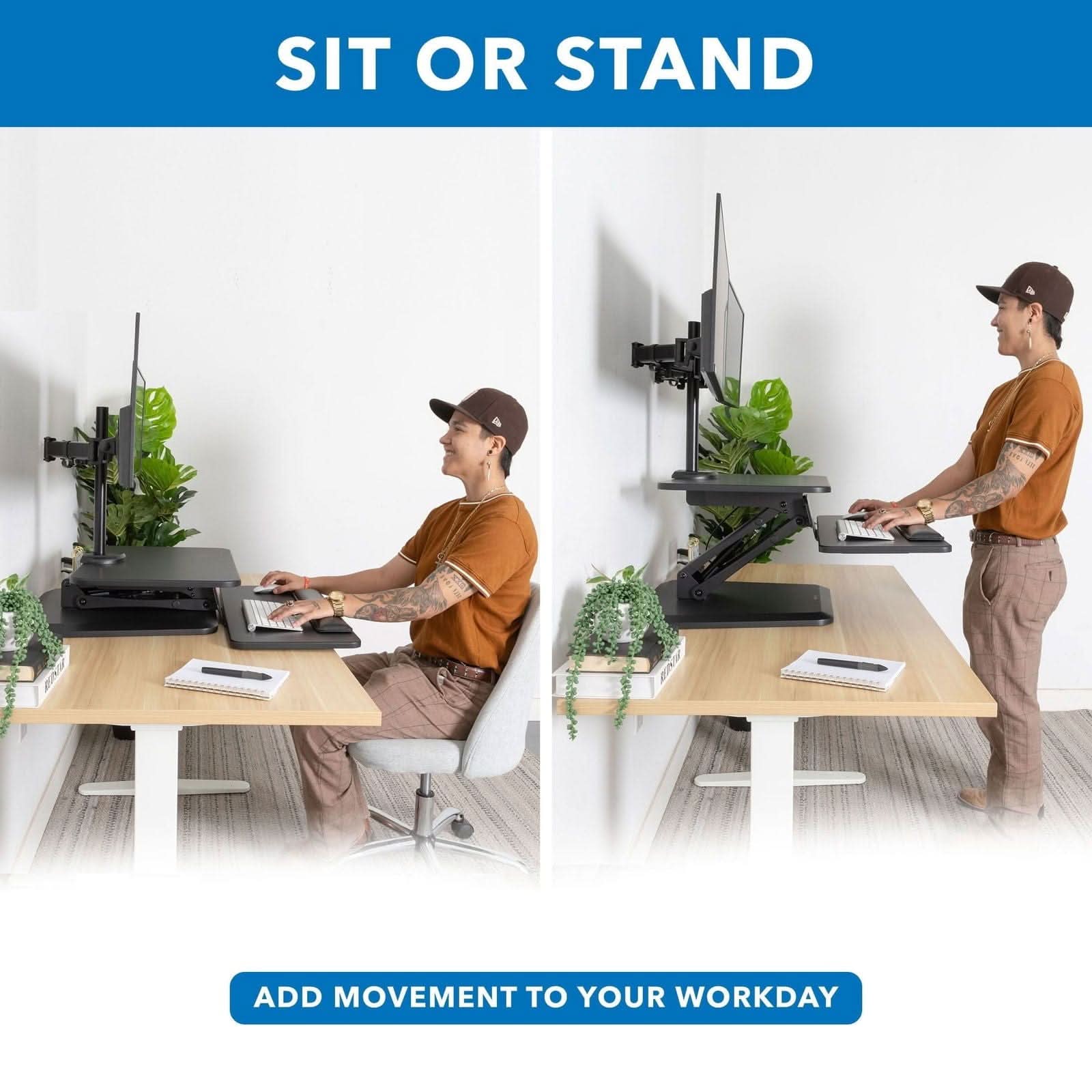 SIT OR STAND

ADD MOVEMENT TO YOUR WORKDAY
