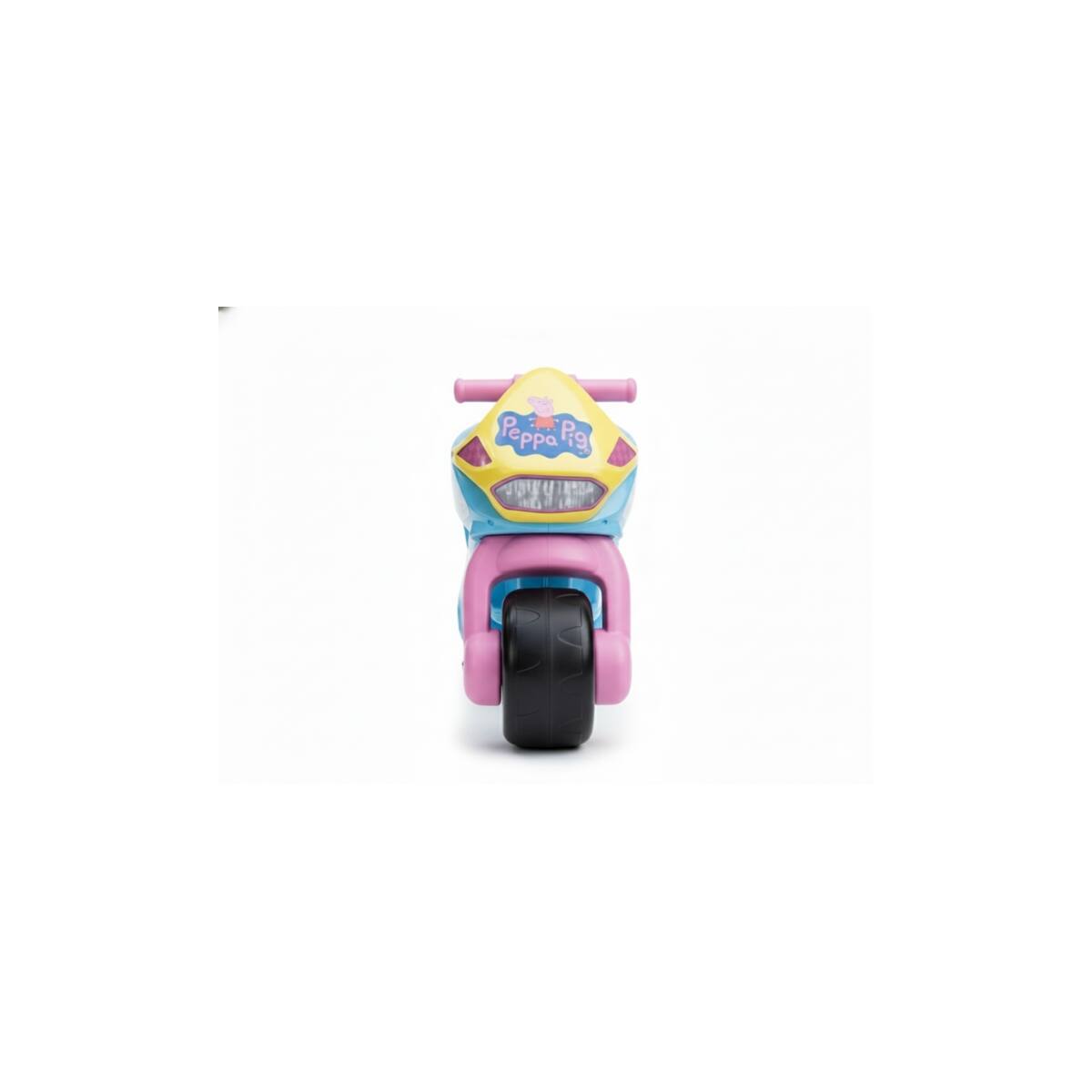 Left. Best Ride On Cars - Peppa Pig foot-to-floor bike - Blue/Pink.