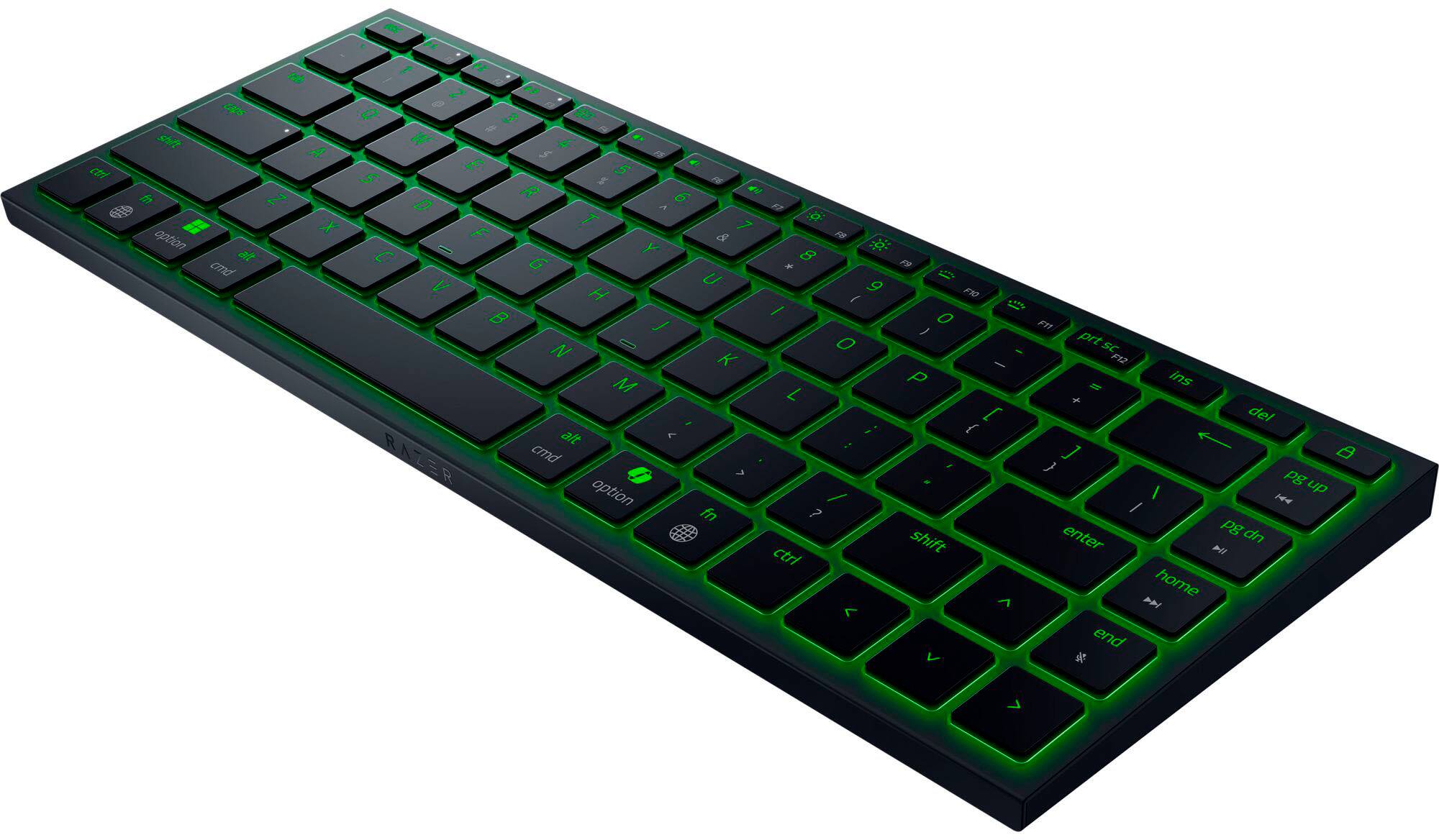 The text on the image is a list of keyboard shortcuts for a Razer keyboard. Here is the corrected and grouped list:

1. cmd #: 1S E 5 R M H D A F T 1 18 & - Y 8 G + H U 9 / B / / N - O K M 7 alt < ; 
2. cmd 3 option / fn ? ctrl < F9 lj F1 0 / I P I { shift ^ F1 prt SC F12 = ins + del ] 1 a } pg up I L4 / enter P8 dn home end >