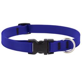 LupinePet - Splash BioThane Dog Adjustable Collar Medium - True Blue