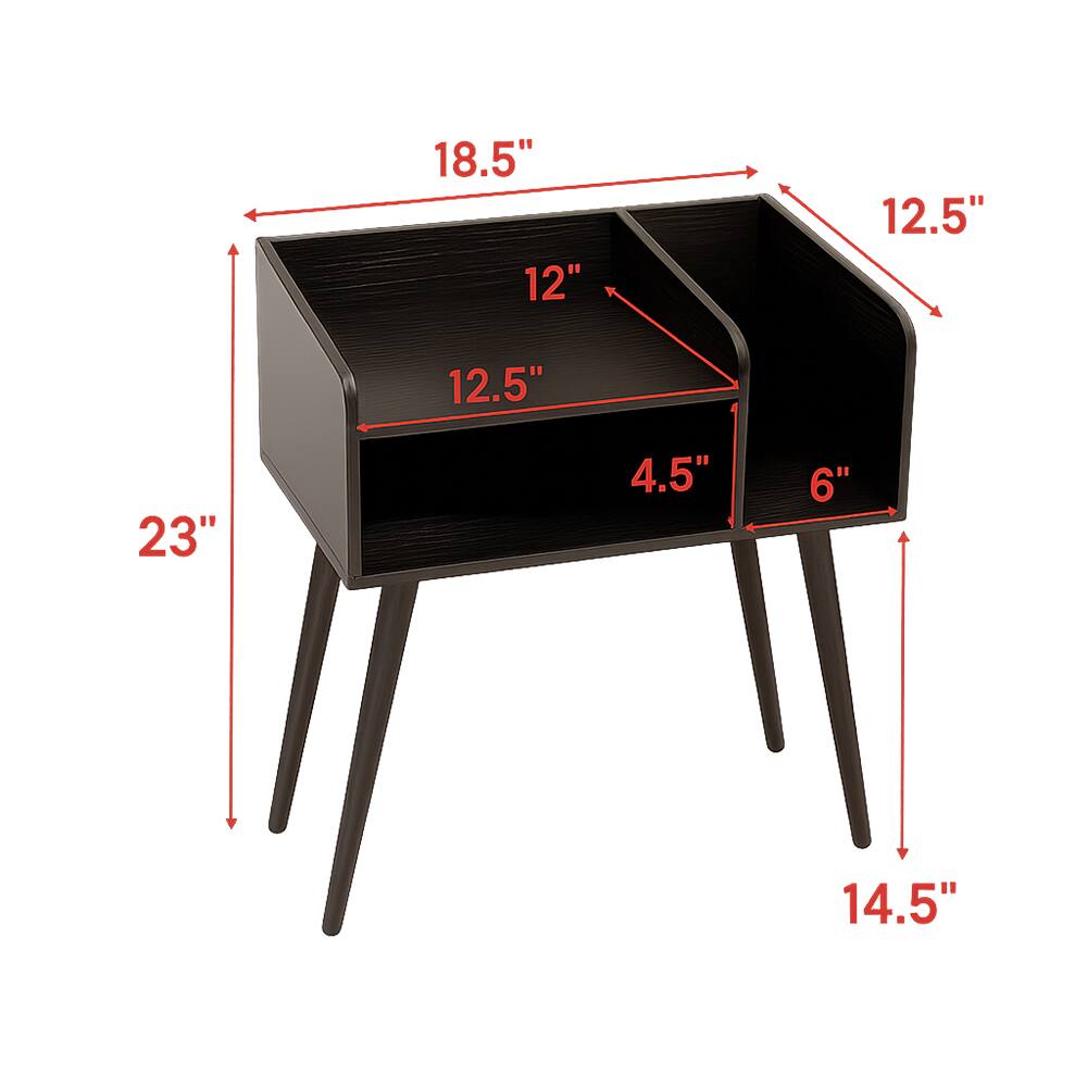 18.5" x 12" x 12.5" x 12.5" x 23" x 4.5" x 6" x 14.5"