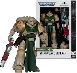 McFarlane Toys - McFarlane - Warhammer 40K - Space Marine - 7" Sternguard Veteran Action Figure - COLLECTIBLES - Multicolor