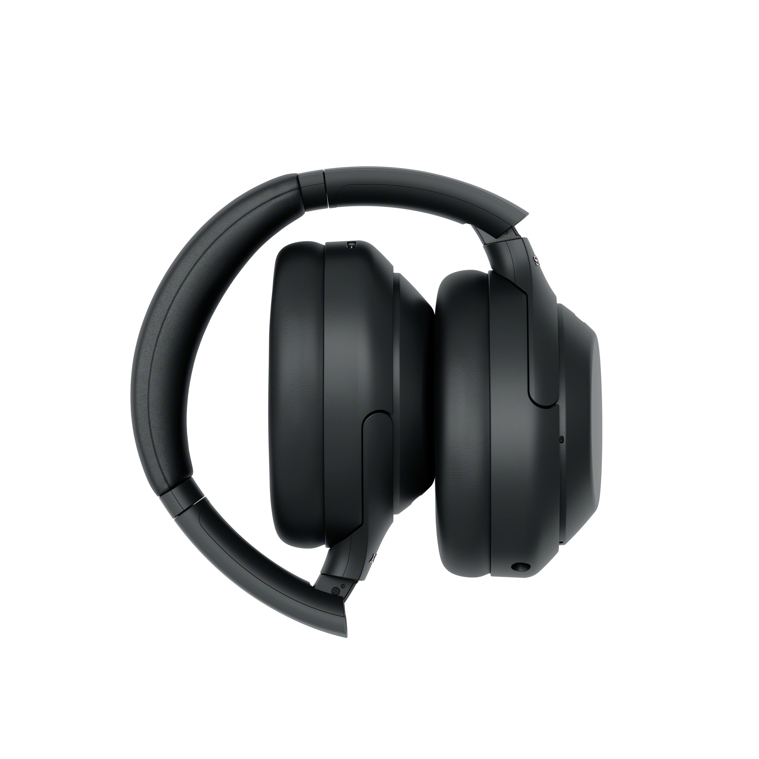 Alt View 3. Sony - WH-1000XM4C Wireless Noise Cancelling Headphones (M4 2nd Gen) - Black.
