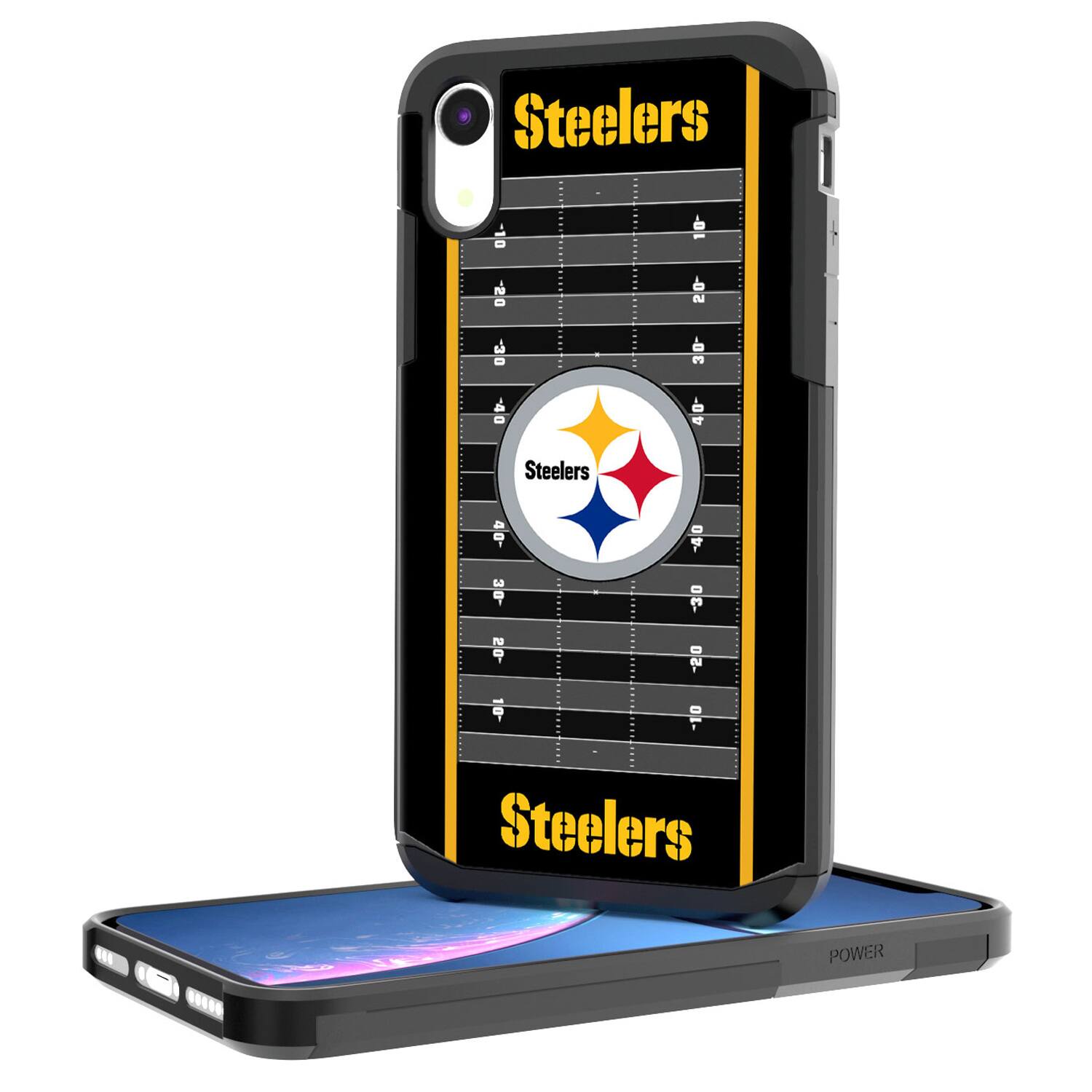Keyscaper - NFL - Pittsburgh Steelers iPhone Rugged Field Design Case - 15 Plus - Multicolor price history on PriceWatchPro