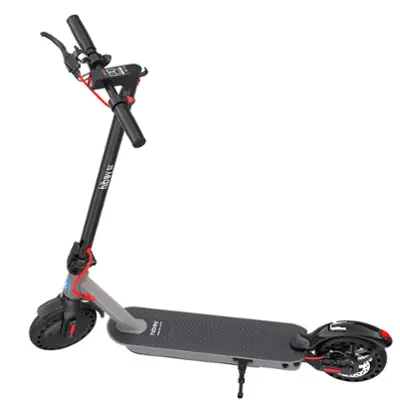 HiBoy - S2 Foldable Electric Scooter w/ 17 mi Max Operating Range & 19 mph Max Speed - Grey