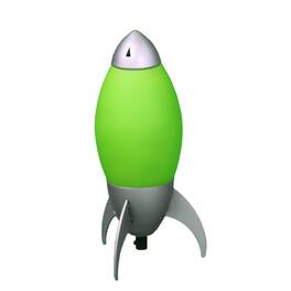 Manhattan Lane - Kid Table Lamp with Rocket Design Silhouette - Green