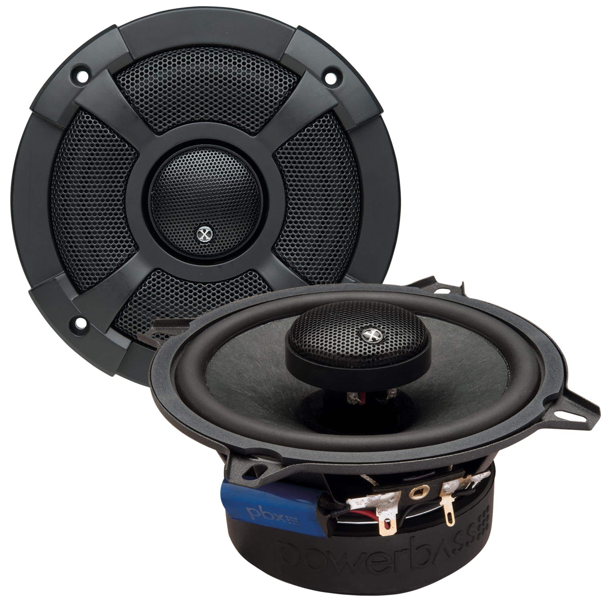 Powerbass - 2XL-523 - 5.25" Coaxial Speakers - Pair - Black/Gray