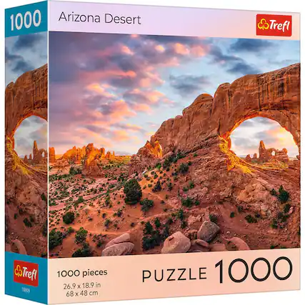 Arizona Desert
1000 pieces
26.9 x 18.9 in
68 x 48 cm
Trefl
10909
