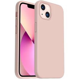 Entronix - Soft-Touch Liquid Silicone Case for iPhone 14 - Ultimate Protection and Style - Rose Gold