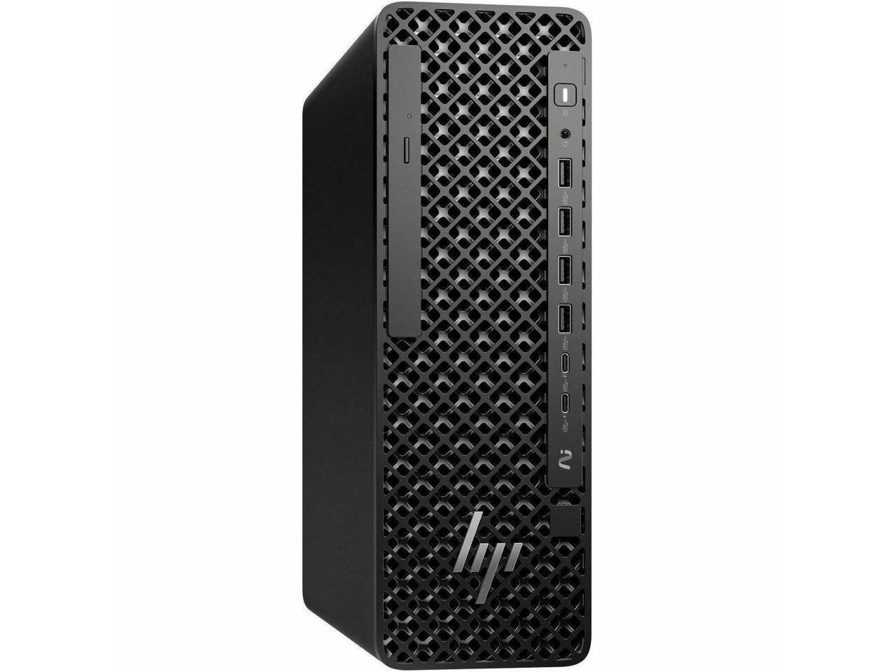 Alt View 2. HP - HP Z2 G1i - Intel Core Ultra 5 245K - 32 GB - 1 TB SSD - Win 11 Pro - NVIDIA A400 4 GB - Gigabit - 500W - Black.