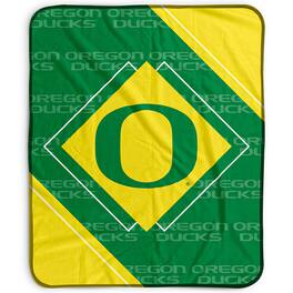 Pegasus - Oregon Ducks 50" x 60" Diamond Logo Fleece Blanket - Multicolor