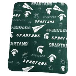 Logo Brands - Michigan State Spartans 50" x 60" Classic Fleece Blanket - Multicolor