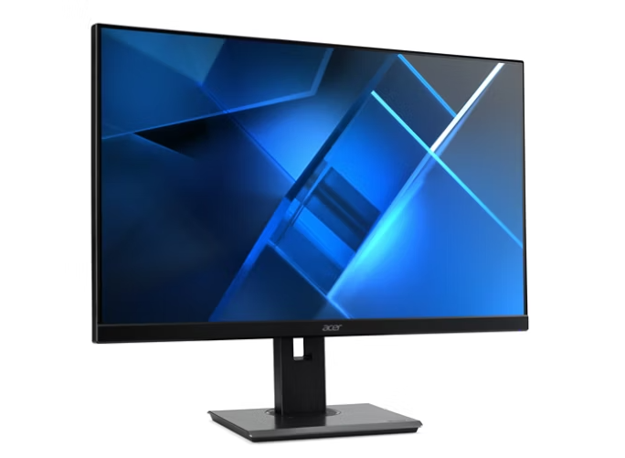 Angle. Acer - B247YU 23.8" LCD Monitor 75Hz 2560x1440 WQHD - Black.