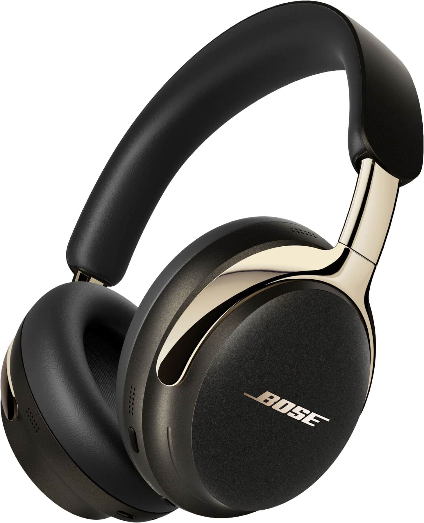 Angle. Bose - QuietComfort Ultra Headphones (2nd Gen) - Desert Gold.