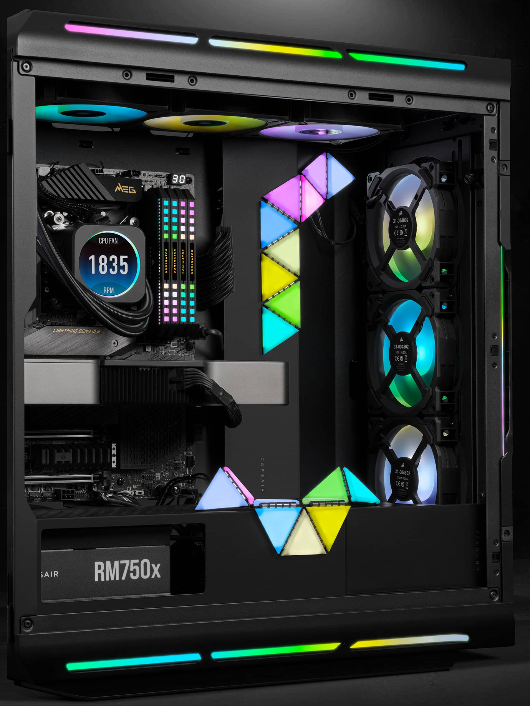 Best Buy: CORSAIR iCUE LC100 Smart Case Lighting Triangles, Starter Kit  Multicolor CL-9011114-WW