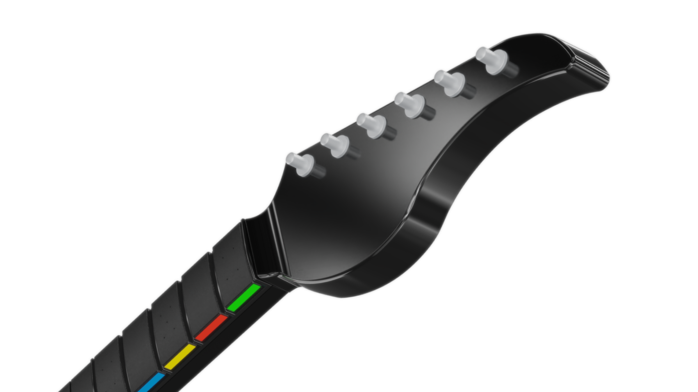 Alt View 5. PDP - Riffmaster Wireless Guitar Controller - Nintendo Switch™ - Black.