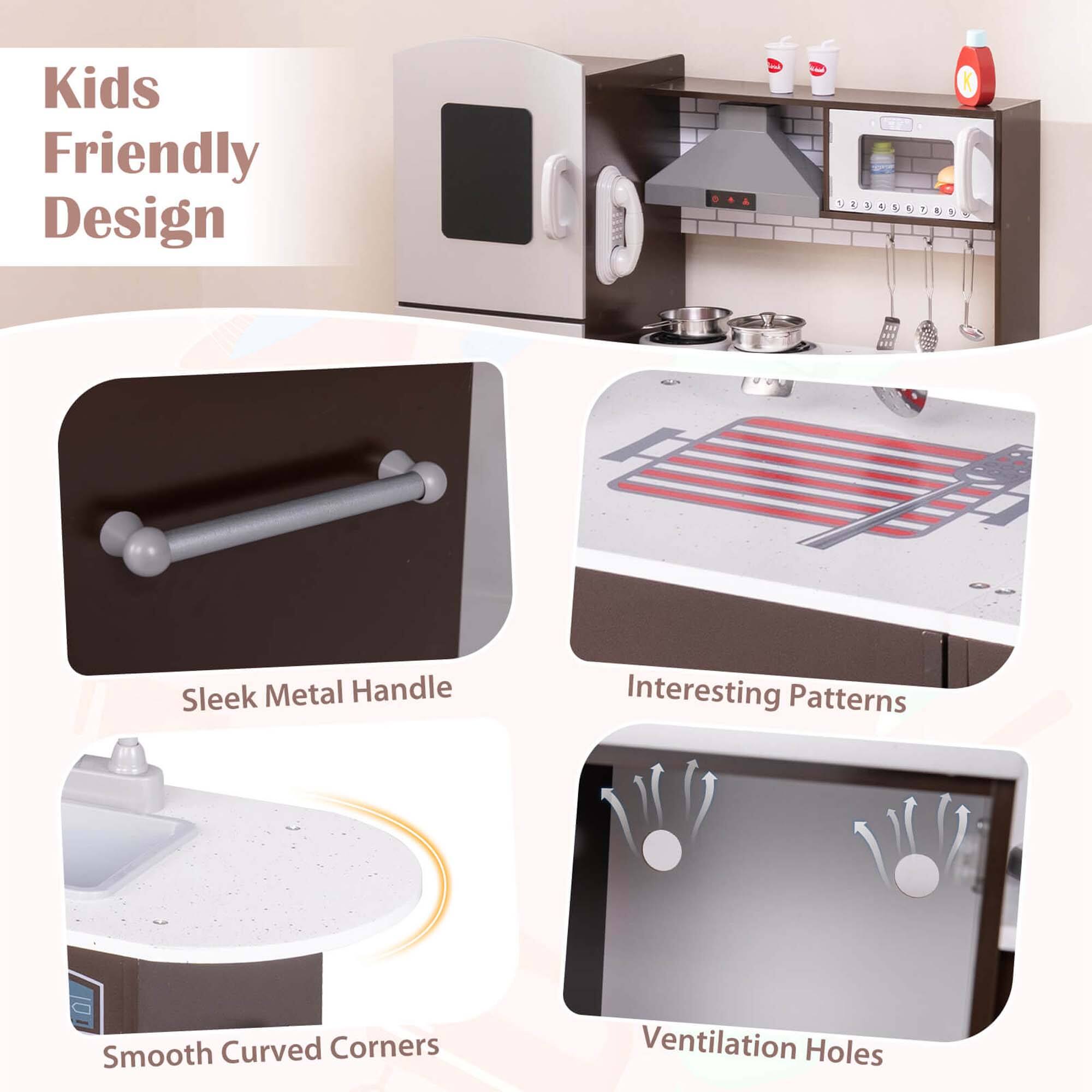 Kids Friendly Design

- Sleek Metal Handle
- Interesting Patterns
- Smooth Curved Corners
- Ventilation Holes