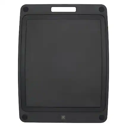 Front. ZWILLING - ZWILLING Plant Fiber 17-in x 13-in Non-Slip Cutting Board - Slate - Slate.