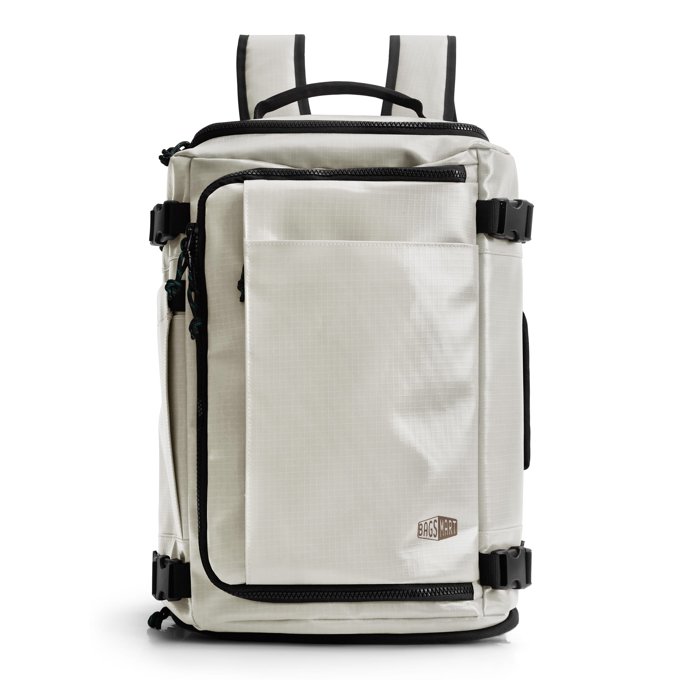 Bagsmart - Blast 38L Expandable Travel Backpack, Flight Approved Carry On Laptop Backpack with USB Port for Men Women - White price history on PriceWatchPro